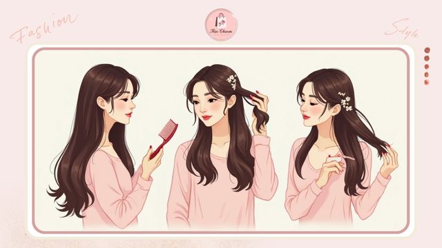 Hướng dẫn cách kẹp tóc Hàn Quốc cho tóc dài đơn giản mà xinh