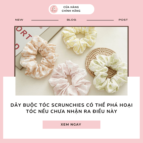 Ảnh dây buộc tóc scrunchies