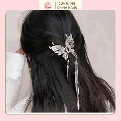 Kẹp tóc tua rua bướm phong cách cổ xưa trung quốc - Hình ảnh 4