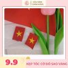 Kẹp tóc cờ đỏ sao vàng