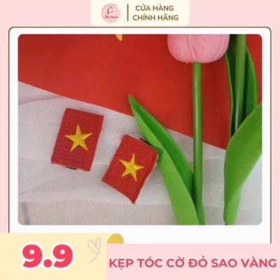 Kẹp tóc cờ đỏ sao vàng