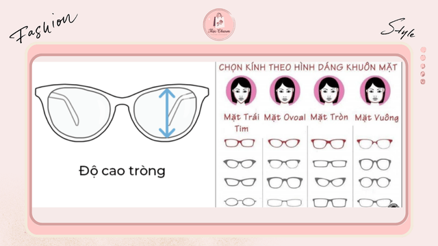Tips chọn kính phù hợp với gương mặt