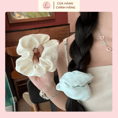 Dây buộc tóc đính đá