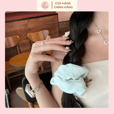 Dây buộc tóc đính đá