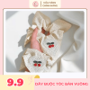 Dây buộc tóc scrunchies thiết kế bản vuông to