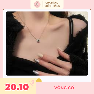 Dây truyền hoa bằng bạc tinh tế sang trọng