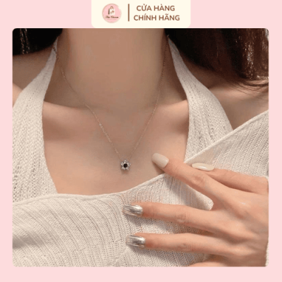 Dây chuyền hoa bạc Silver Flower