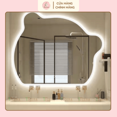 gương để phòng tắm đèn leg hình con gấu