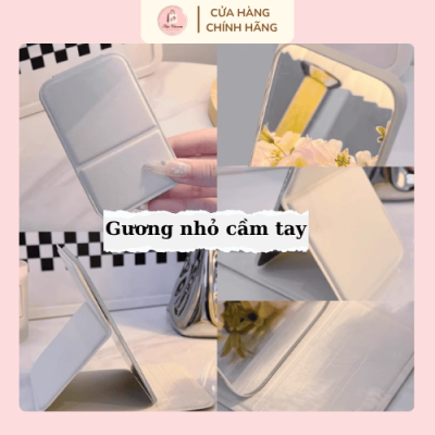gương trang điểm cầm tay nhỏ