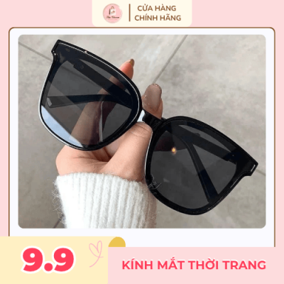 Kính râm đen gọng lớn