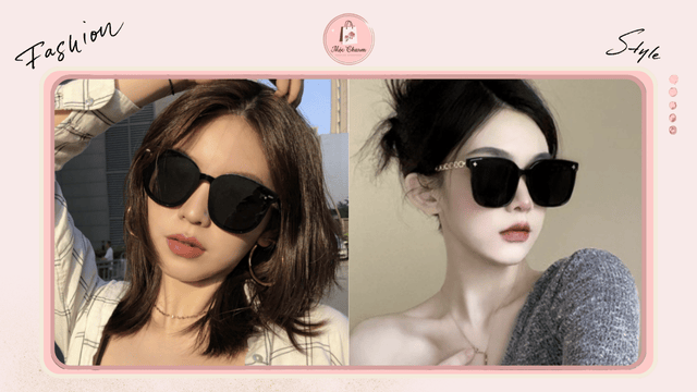 Kính râm nữ hot trend oversized phù hợp mới nhiều dáng mặt