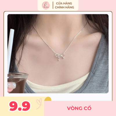 Vòng cổ nơ đôi lấp lánh - Dịu dàng thuần khiết