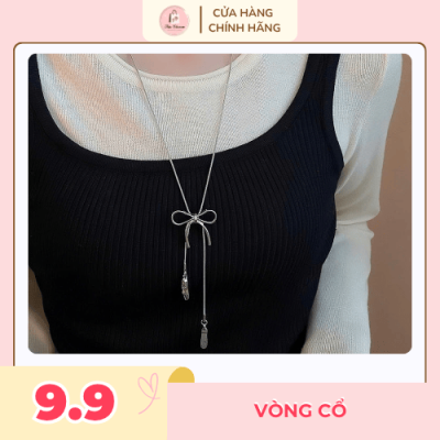 Vòng cổ nơ & giày ba lê - Thiết kế dây rơi nhẹ nhàng nữ tính