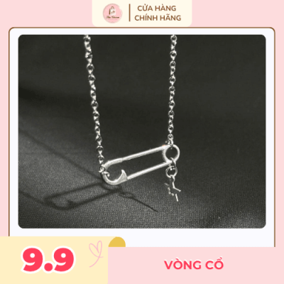 Vòng cổ safety pin minimalist ngôi sao