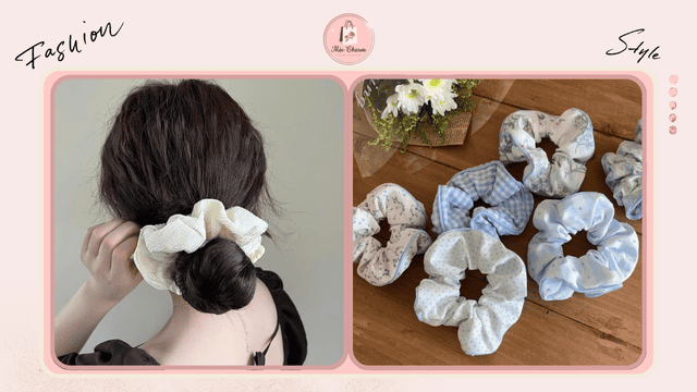 dây buộc tóc Hàn Quốc gây sốt
