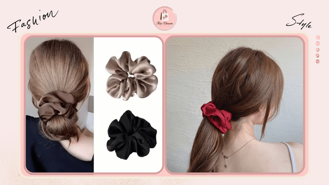 dây buộc tóc lụa đẹp từ chất liệu đến cảm xúc