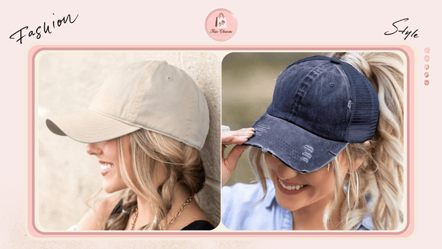 Mũ lưỡi trai denim basic