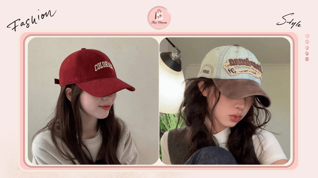 Phối casual với mũ lưỡi trai