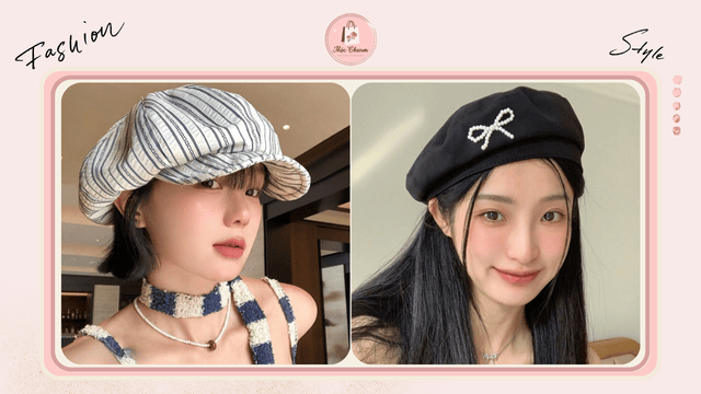 Thanh lịch công sở với mũ beret