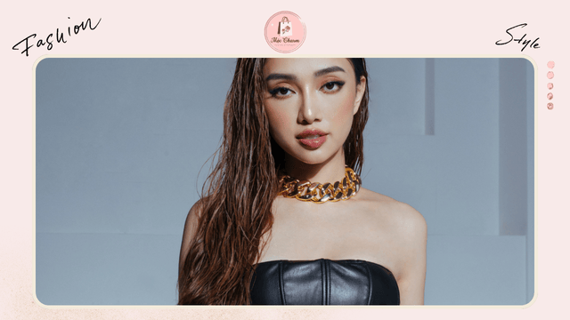 Váy cúp ngực phối cùng vòng cổ