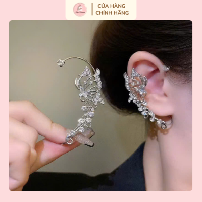 Mẫu khuyên tai kẹp cánh bướm