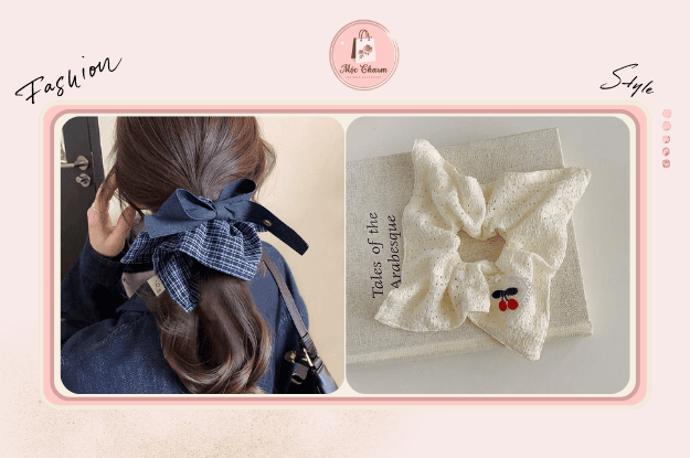 Moccharm nơi mua dây buộc tóc hot nhất hiện nay uy tín