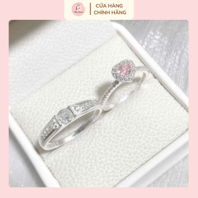 nhẫn cặp đôi nam nữ đính đá