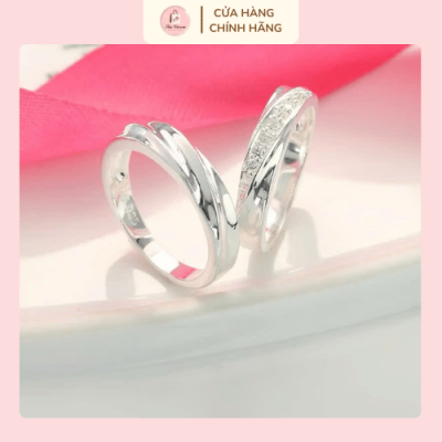 nhẫn cặp đôi khắc tên theo yêu cầu