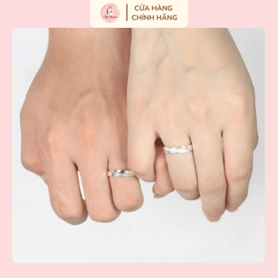 nhẫn cặp đôi khắc tên theo yêu cầu
