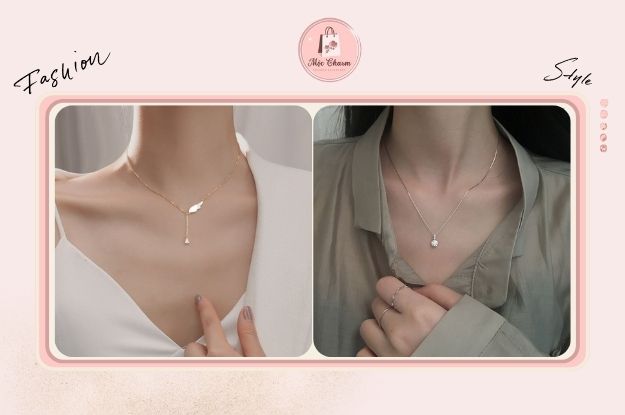 Các mẫu vòng cổ bạc nữ thịnh hành nhất 2025