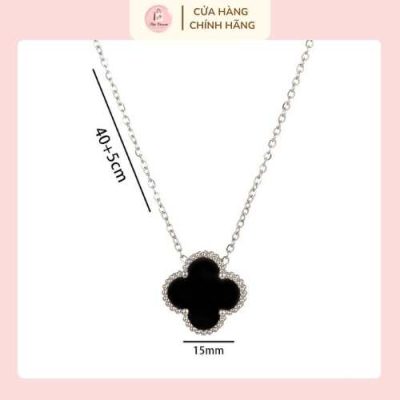 Vòng cổ bạc 4 lá tượng trưng cho may mắn