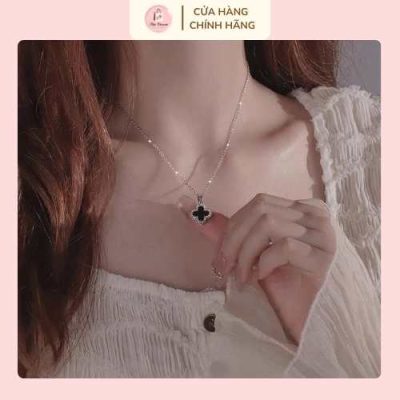 Vòng cổ bạc 4 lá tượng trưng cho may mắn