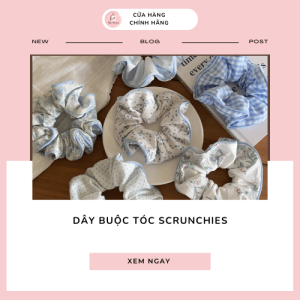 dây buộc tóc scrunchies